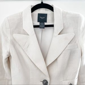 SMYTHE • Duchess Blazer • Ivory • Size 4